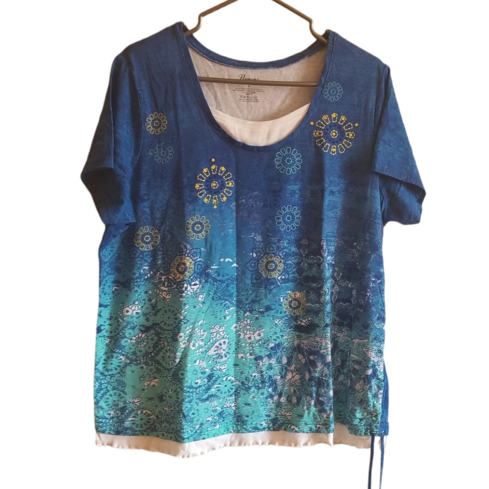 Penmans womens floral short sleeve tee